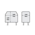 Ochranný povlak Select Porta-Chef™/Gem™ - rozměry