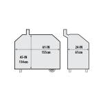 Povlak Regal™ Pellet 500 - rozměry